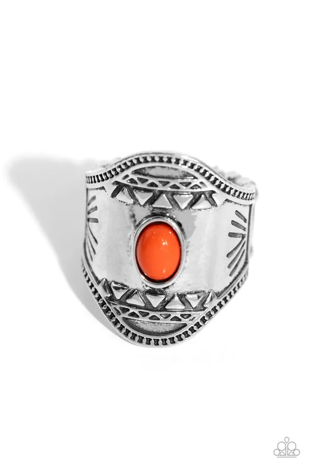 Paparazzi Ring Panoramic Pyramids Orange Paparazzi Jewelry Rings Paparazzi Ring Panoramic Pyramids Orange Paparazzi Jewelry Rings