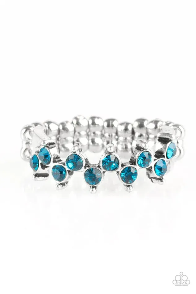Paparazzi Ring Shine Like The Stars Blue Paparazzi Jewelry Rings