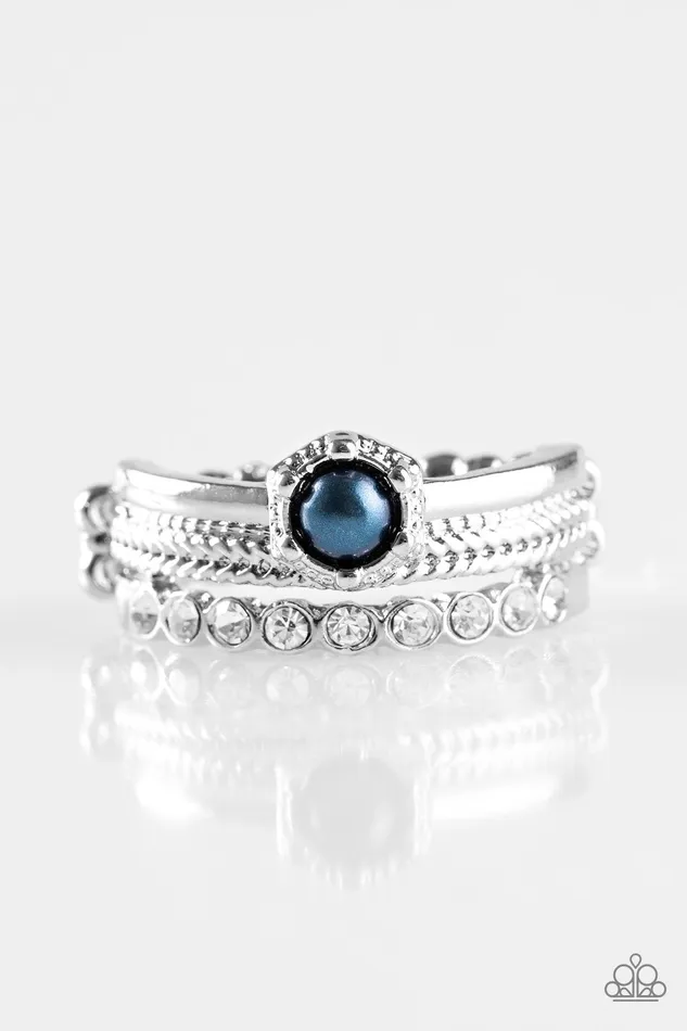 Paparazzi Ring STAR Raving Mad Blue Paparazzi Jewelry Rings