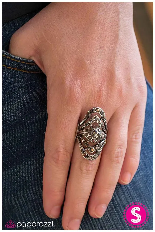 Paparazzi Ring Stars Collide Silver Paparazzi Jewelry Rings