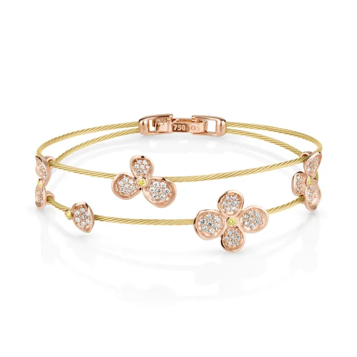Paul Morelli Forget Me Not Double Wire Bracelet Paul Morelli Bracelets