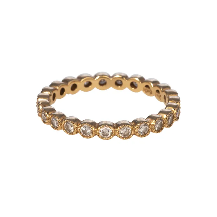 Rings Croghans 50ctw Diamond Bezel Milgrain 14K Yellow Gold Eternity Band Rings Croghans 50ctw Diamond Bezel Milgrain 14K Yellow Gold Eternity Band