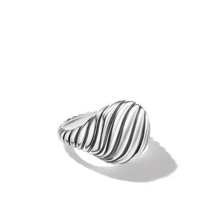 Rings David Yurman 13mm Sculpted Cable Pinky Ring David Yurman