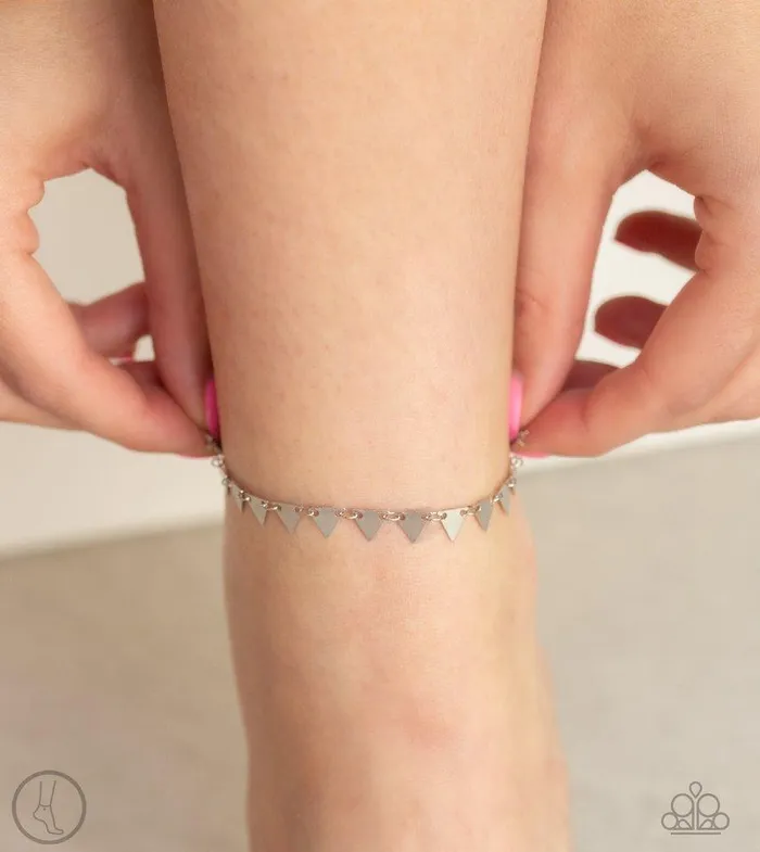 Rings Paparazzi Jewelry Paparazzi Anklet Sand Shark Silver