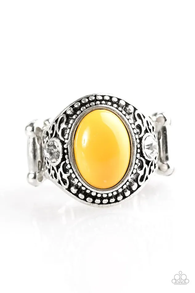 Rings Paparazzi Jewelry Paparazzi Ring Beautifully Bali Yellow