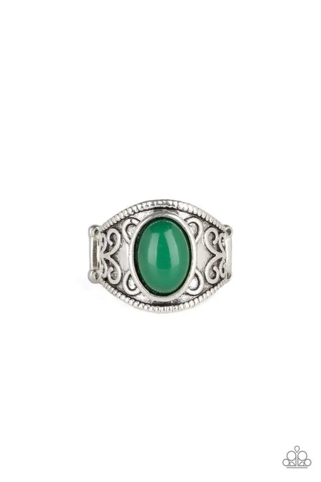 Rings Paparazzi Jewelry Paparazzi Ring Lets Take It From The POP Green