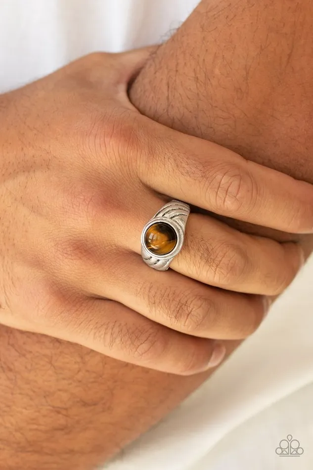 Rings Paparazzi Jewelry Paparazzi Ring Play It Cool Brown