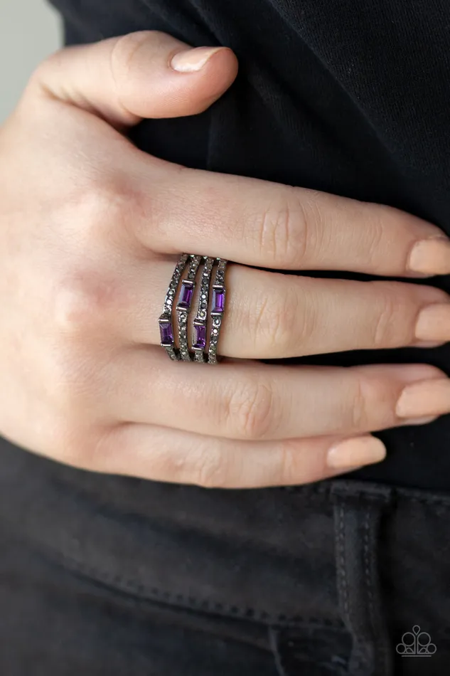 Rings Paparazzi Jewelry Paparazzi Ring Royal Reflections Purple