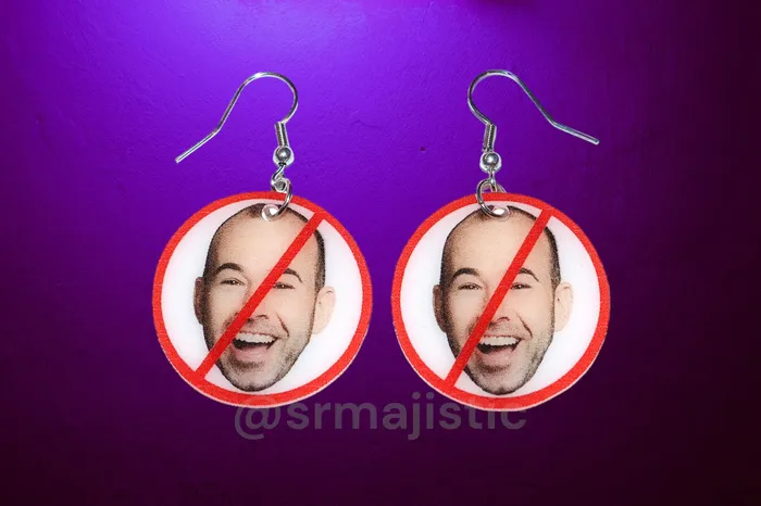 Sam Makes Things Earrings I Hate Murr No Symbol Impractical Jokers Funny Meme Handmade Earrings Sam Makes Things Earrings I Hate Murr No Symbol Impractical Jokers Funny Meme Handmade Earrings
