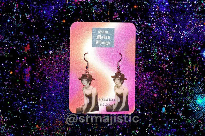 Sam Makes Things Earrings READY TO SHIP Anime Themed Handmade Earrings