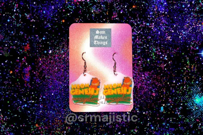 Sam Makes Things Earrings READY TO SHIP Anime Themed Handmade Earrings