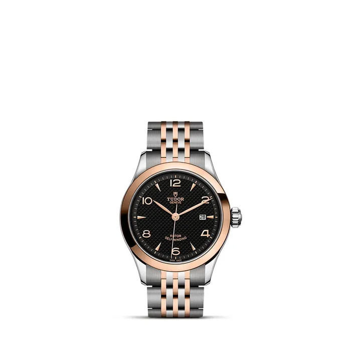 TUDOR 1926 28mm Steel and Rose Gold Tudor Earrings
