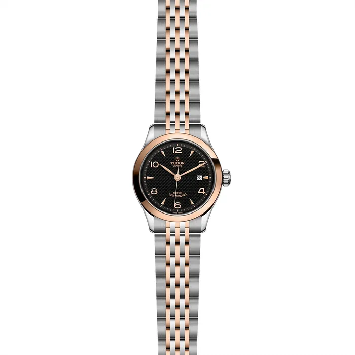 TUDOR 1926 28mm Steel and Rose Gold Tudor Earrings