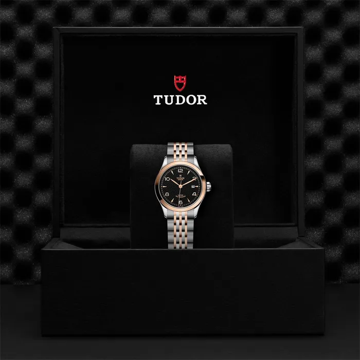 TUDOR 1926 28mm Steel and Rose Gold Tudor Earrings