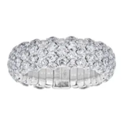 Zydo Rings Zydo 18K White Gold Diamond Stretch Ring