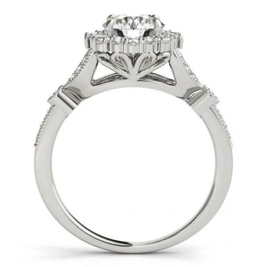 150 Carats Halo Round Natural Earth Mined Diamond Engagement Fancy Ring White Gold 14K GB Rings 150 Carats Halo Round Natural Earth Mined Diamond Engagement Fancy Ring White Gold 14K GB Rings