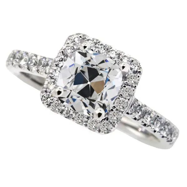 10 Carats Round Cushion Old Cut Natural Earth Mined Diamond Halo Ring With Accents HarryChadEntcom Rings 10 Carats Round Cushion Old Cut Natural Earth Mined Diamond Halo Ring With Accents HarryChadEntcom Rings