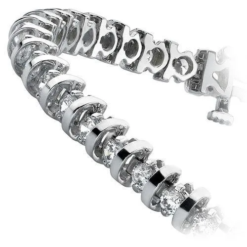 11 Ct Round Brilliant Natural Earth Mined Diamond Tennis Bracelet Gold Lady Jewelry GB Bracelets 11 Ct Round Brilliant Natural Earth Mined Diamond Tennis Bracelet Gold Lady Jewelry GB Bracelets