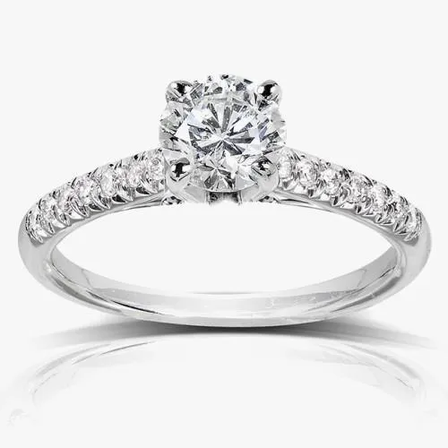 2 Carats Sparkling Natural Earth Mined Diamond Engagement Ring White Gold 14K GB Rings 2 Carats Sparkling Natural Earth Mined Diamond Engagement Ring White Gold 14K GB Rings