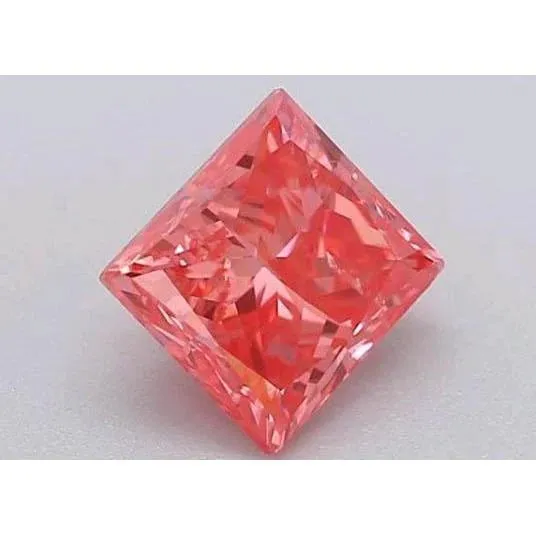 2 Ct Red Princess Cut Loose Sapphire GB Rings