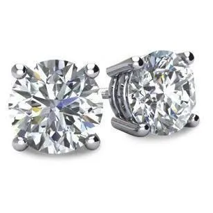 Big Round Cut Natural Earth Mined Diamond 6 Ct Stud Earring White Gold Women Jewelry GB Earrings Big Round Cut Natural Earth Mined Diamond 6 Ct Stud Earring White Gold Women Jewelry GB Earrings