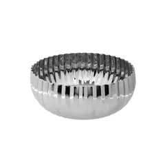 Classic Touch Dcor Stainless Steel Round BowlRuffle Design Classic Touch Decor Bracelets Classic Touch Dcor Stainless Steel Round BowlRuffle Design Classic Touch Decor Bracelets