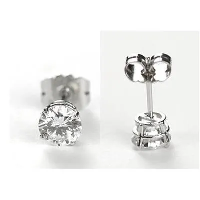 Earrings GB 170 Ct Stud Natural Earth Mined Diamond Earring White Gold Jewelry Earrings GB 170 Ct Stud Natural Earth Mined Diamond Earring White Gold Jewelry