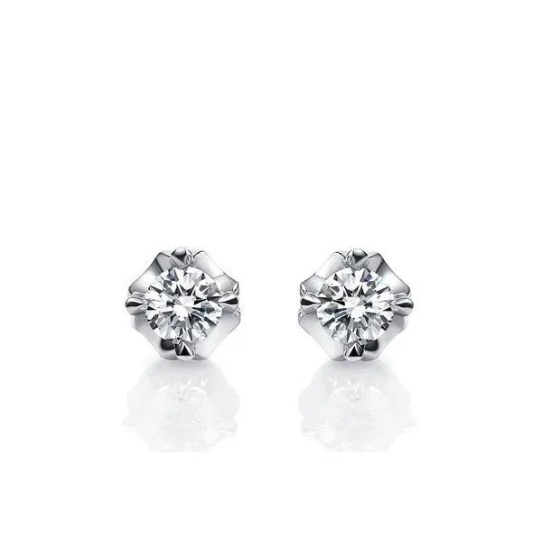 Earrings GB Gorgeous Brilliant Cut 260 Ct Natural Earth Mined Diamonds Lady Studs Earrings White Gold Earrings GB Gorgeous Brilliant Cut 260 Ct Natural Earth Mined Diamonds Lady Studs Earrings White Gold