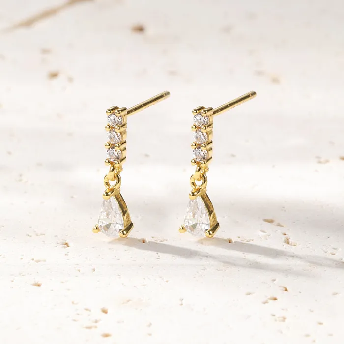 Earrings Gemstone Bar Drop Stud Earrings Sterling Silver Hey Happiness Earrings Gemstone Bar Drop Stud Earrings Sterling Silver Hey Happiness