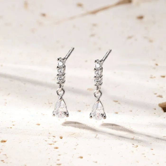 Earrings Gemstone Bar Drop Stud Earrings Sterling Silver Hey Happiness Earrings Gemstone Bar Drop Stud Earrings Sterling Silver Hey Happiness