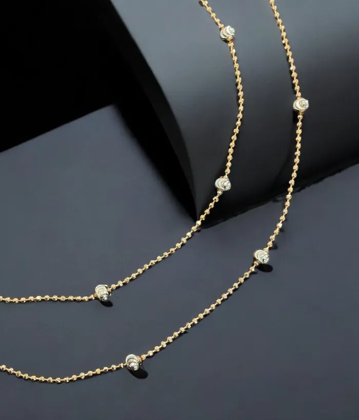 Earrings Imported The Glittering Chain Silver Rosegold Anklets