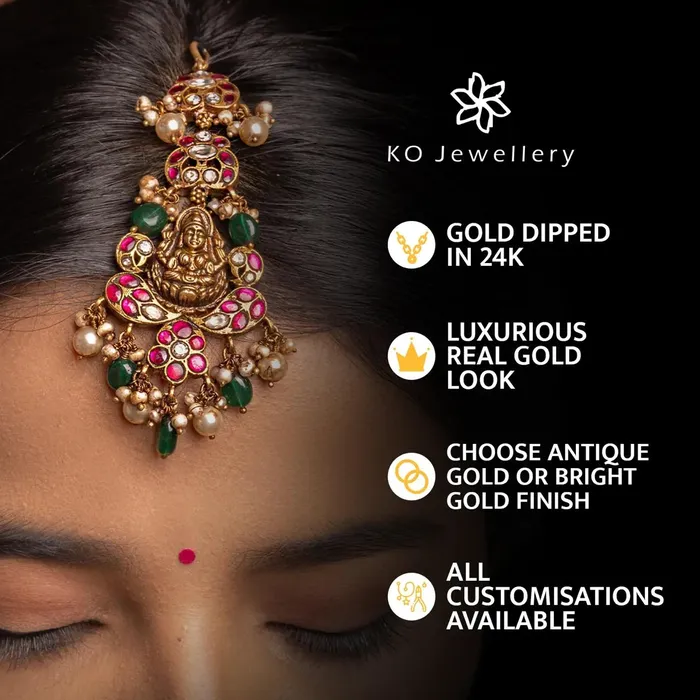 Earrings Kundan The Zoya Reversible Silver Kundan Earrings