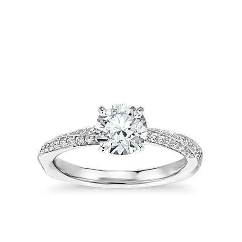 GB 190 Carats Round Natural Earth Mined Diamond Wedding Ring Women Jewelry New Rings GB 190 Carats Round Natural Earth Mined Diamond Wedding Ring Women Jewelry New Rings