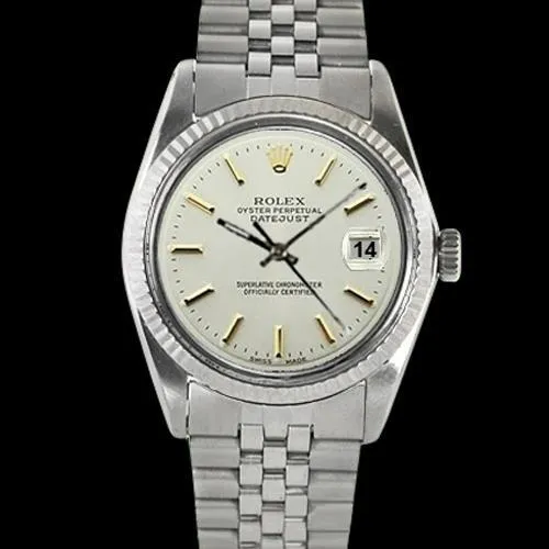 GB Bracelets Ss Jubilee Bracelet Date Just Rolex Fluted Bezel White Stick Dial GB Bracelets Ss Jubilee Bracelet Date Just Rolex Fluted Bezel White Stick Dial