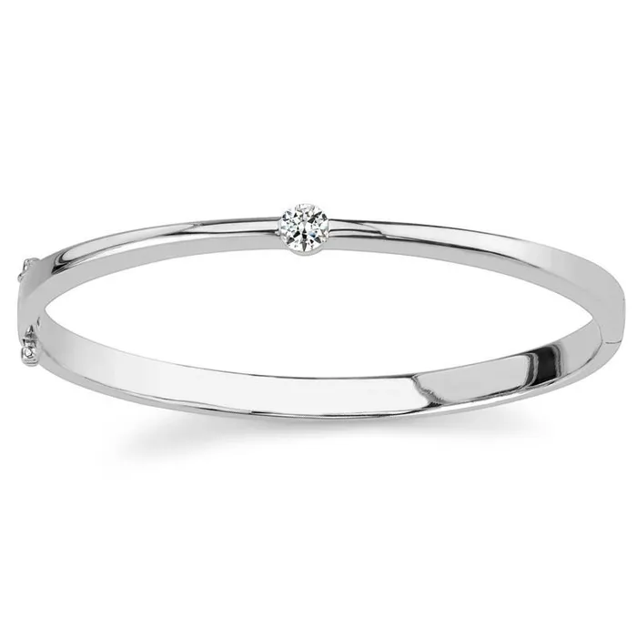 GB Earrings 050 Carats Round Solitaire Natural Earth Mined Diamond Bangle White Gold 14K GB Earrings 050 Carats Round Solitaire Natural Earth Mined Diamond Bangle White Gold 14K