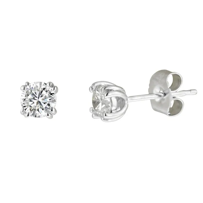 GB Earrings Brilliant Cut 2 Ct Natural Earth Mined Diamonds Women Studs Earrings Gold White 14K GB Earrings Brilliant Cut 2 Ct Natural Earth Mined Diamonds Women Studs Earrings Gold White 14K