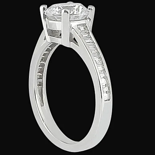 GB Rings Channel Setting Natural Earth Mined Diamond 231 Carat Engagement Solitaire Ring GB Rings Channel Setting Natural Earth Mined Diamond 231 Carat Engagement Solitaire Ring