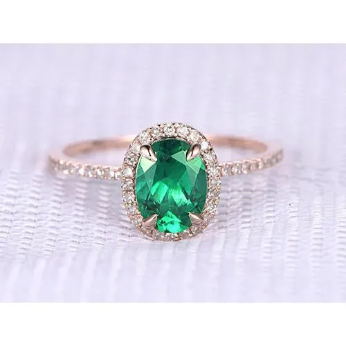 GB Rings Green Emerald And Natural Earth Mined Diamond Wedding Ring 545 Carats GB Rings Green Emerald And Natural Earth Mined Diamond Wedding Ring 545 Carats