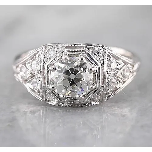 GB Rings Old Miner Real Natural Earth Mined Diamond Ring 2 Carats White Gold 14K GB Rings Old Miner Real Natural Earth Mined Diamond Ring 2 Carats White Gold 14K