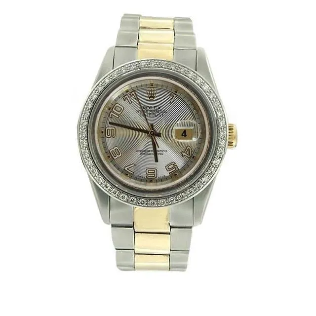GB Rolex Arabic Dial Watch Oyster Bracelet Ss Gold Datejust QUICK SET Bracelets GB Rolex Arabic Dial Watch Oyster Bracelet Ss Gold Datejust QUICK SET Bracelets