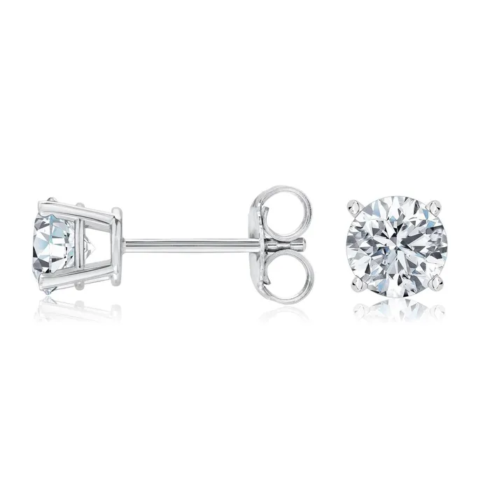 GB Sparkling Brilliant Cut 202 Carats Natural Earth Mined Diamonds Studs Earrings Earrings GB Sparkling Brilliant Cut 202 Carats Natural Earth Mined Diamonds Studs Earrings Earrings