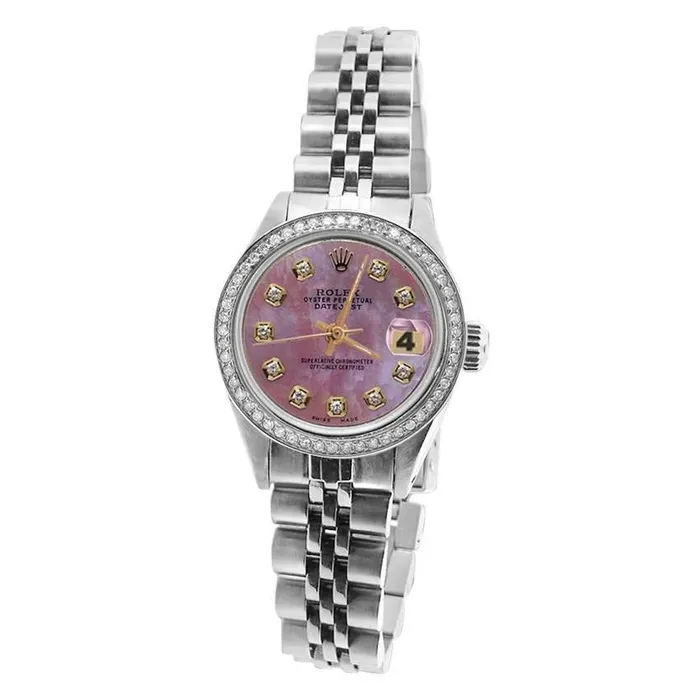 GB Watches Perpetual Rolex Date Just Burgundy Dial Bezel Ss Jubilee Ladies Watch GB Watches Perpetual Rolex Date Just Burgundy Dial Bezel Ss Jubilee Ladies Watch