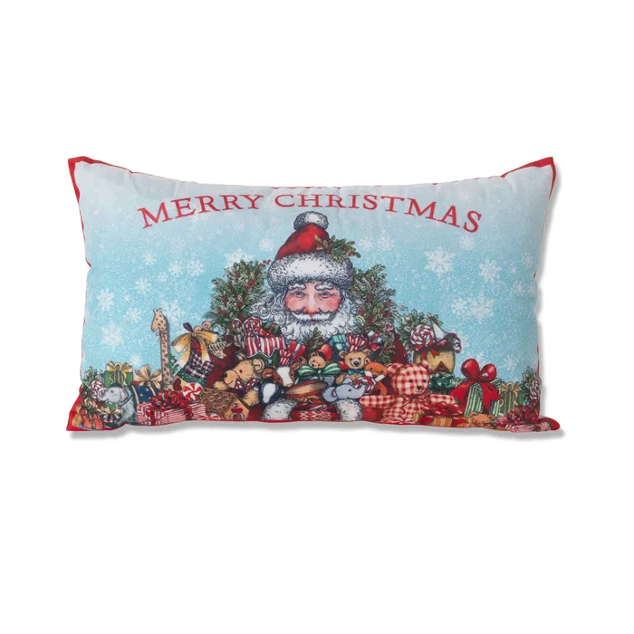 Gerson Company 196L Fabric Holiday Santa Design Pillow Gerson Company Necklaces Gerson Company 196L Fabric Holiday Santa Design Pillow Gerson Company Necklaces