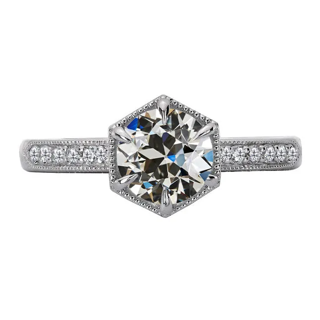 Gold Round Old Mine Cut Natural Earth Mined Diamond Ring 6 Prong Set 3 Carats Jewelry HarryChadEntcom Rings Gold Round Old Mine Cut Natural Earth Mined Diamond Ring 6 Prong Set 3 Carats Jewelry HarryChadEntcom Rings