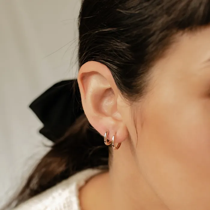 Grace Earring Set Sterling Silver Gold Hey Happiness Earrings
