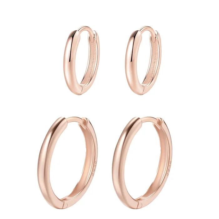 Grace Earring Set Sterling Silver Gold Hey Happiness Earrings