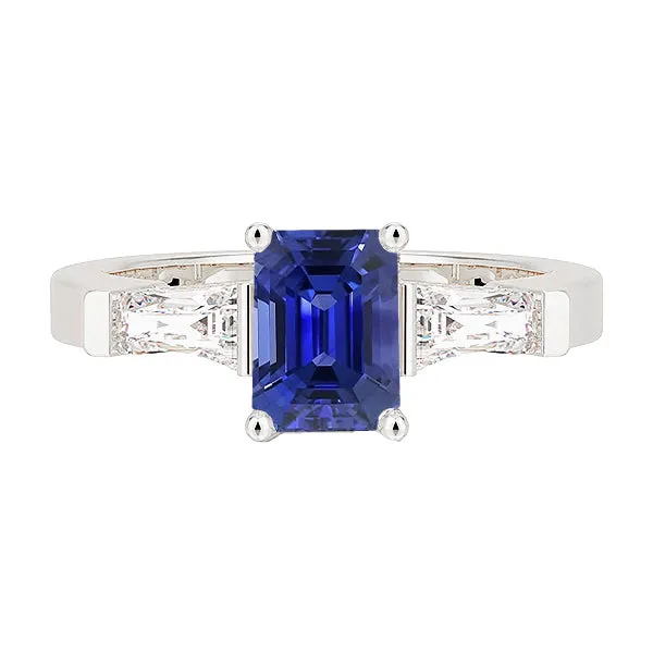 HarryChadEntcom Rings 3 Stone Natural Earth Mined Diamond Emerald Blue Sapphire Engagement Ring 250 Carats HarryChadEntcom Rings 3 Stone Natural Earth Mined Diamond Emerald Blue Sapphire Engagement Ring 250 Carats