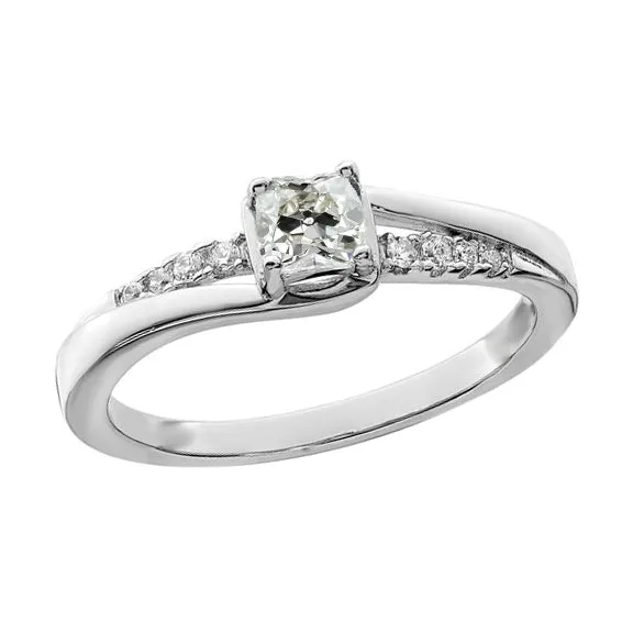 HarryChadEntcom Rings Anniversary Ring Round Cushion Old Cut Natural Earth Mined Diamond Prong Set 225 Carats HarryChadEntcom Rings Anniversary Ring Round Cushion Old Cut Natural Earth Mined Diamond Prong Set 225 Carats