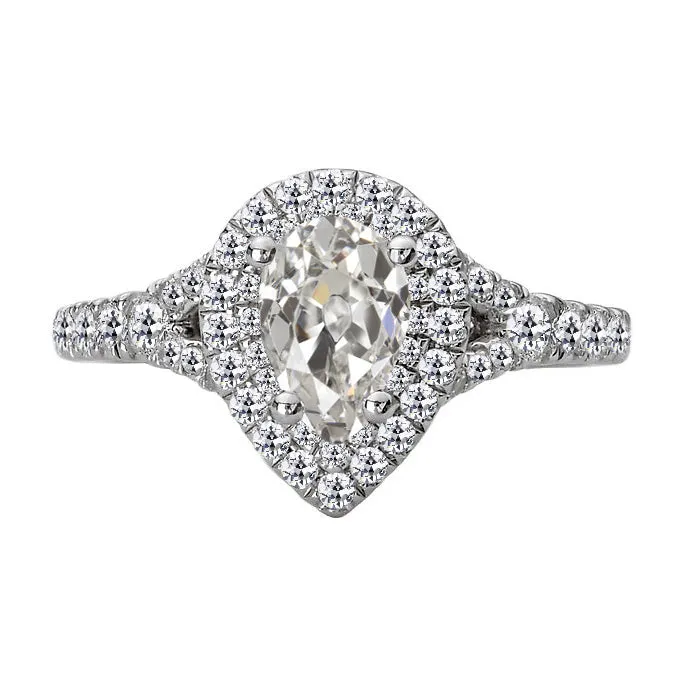 HarryChadEntcom Rings Halo Round Pear Old Miner Natural Earth Mined Diamond Ring Pave Set 6 Carats HarryChadEntcom Rings Halo Round Pear Old Miner Natural Earth Mined Diamond Ring Pave Set 6 Carats