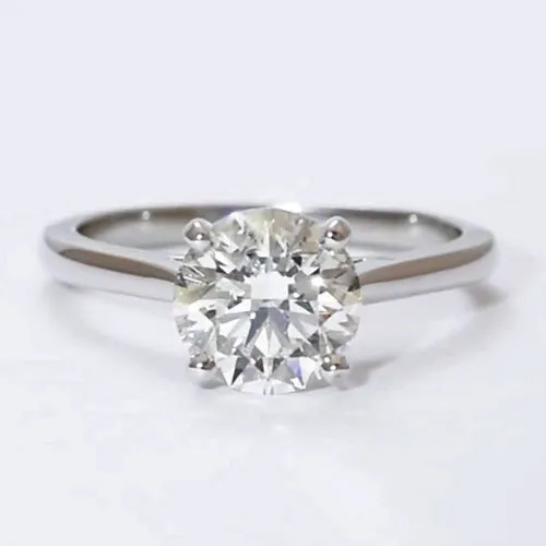 HarryChadEntcom Rings Natural Earth Mined Diamond Solitaire Ring 2 Carats Class Round Cut White Gold 14K Jewelry HarryChadEntcom Rings Natural Earth Mined Diamond Solitaire Ring 2 Carats Class Round Cut White Gold 14K Jewelry